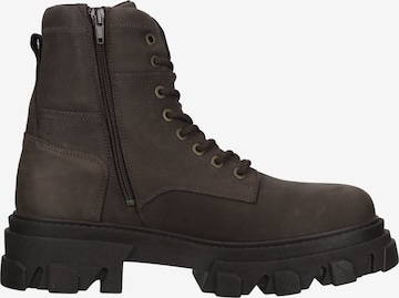 BULLBOXER Lace-Up Ankle Boots in Brown