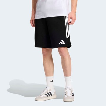 ADIDAS PERFORMANCE Regular Workout Pants 'TIRO26' in Black: front