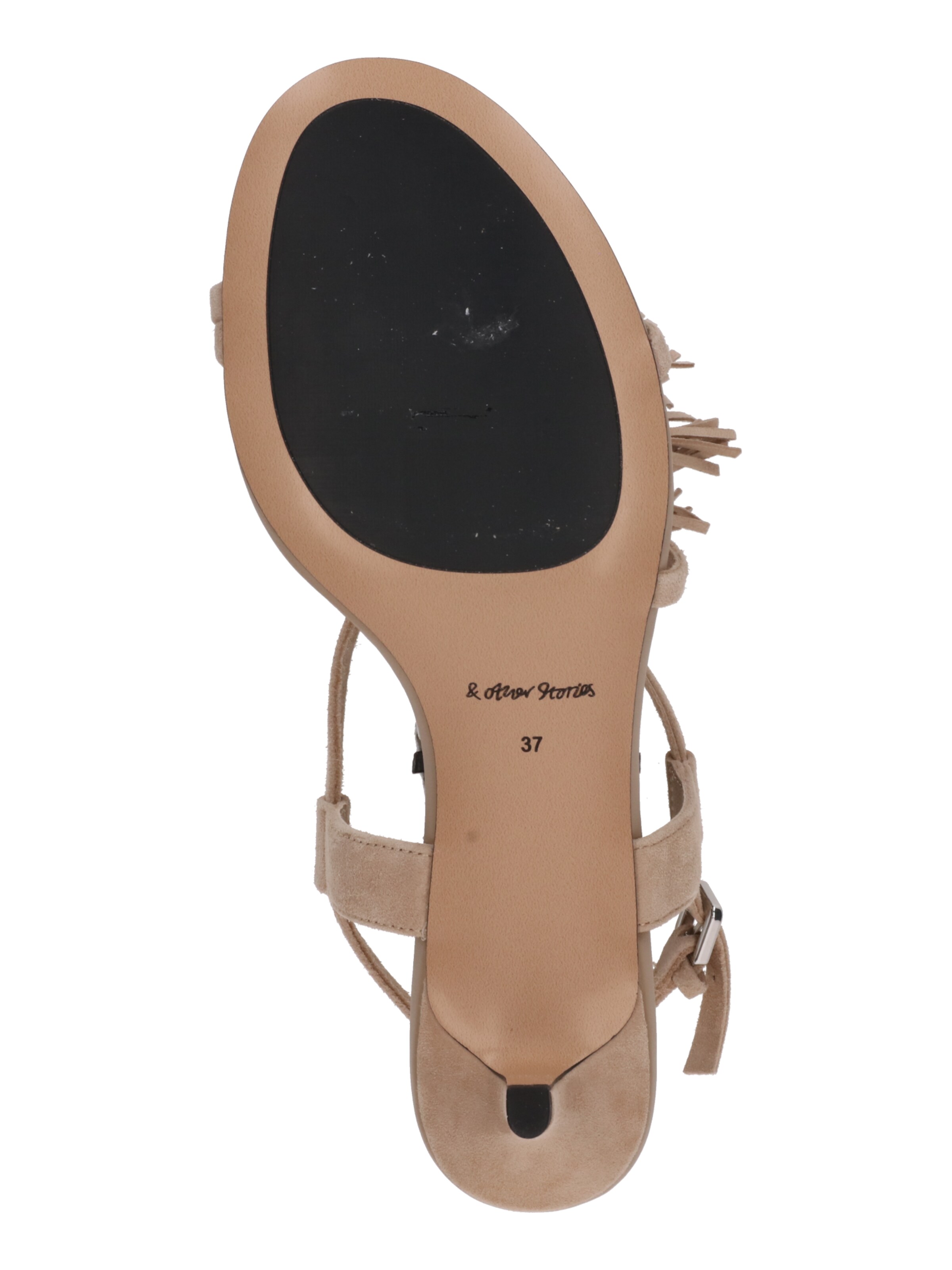 & Other Stories Páskové sandály – béžová