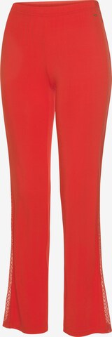 LASCANA Pyjamahose in Rot