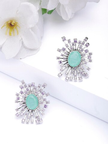 AVANT-GARDE PARIS Earrings 'Ursulara' in Green: front