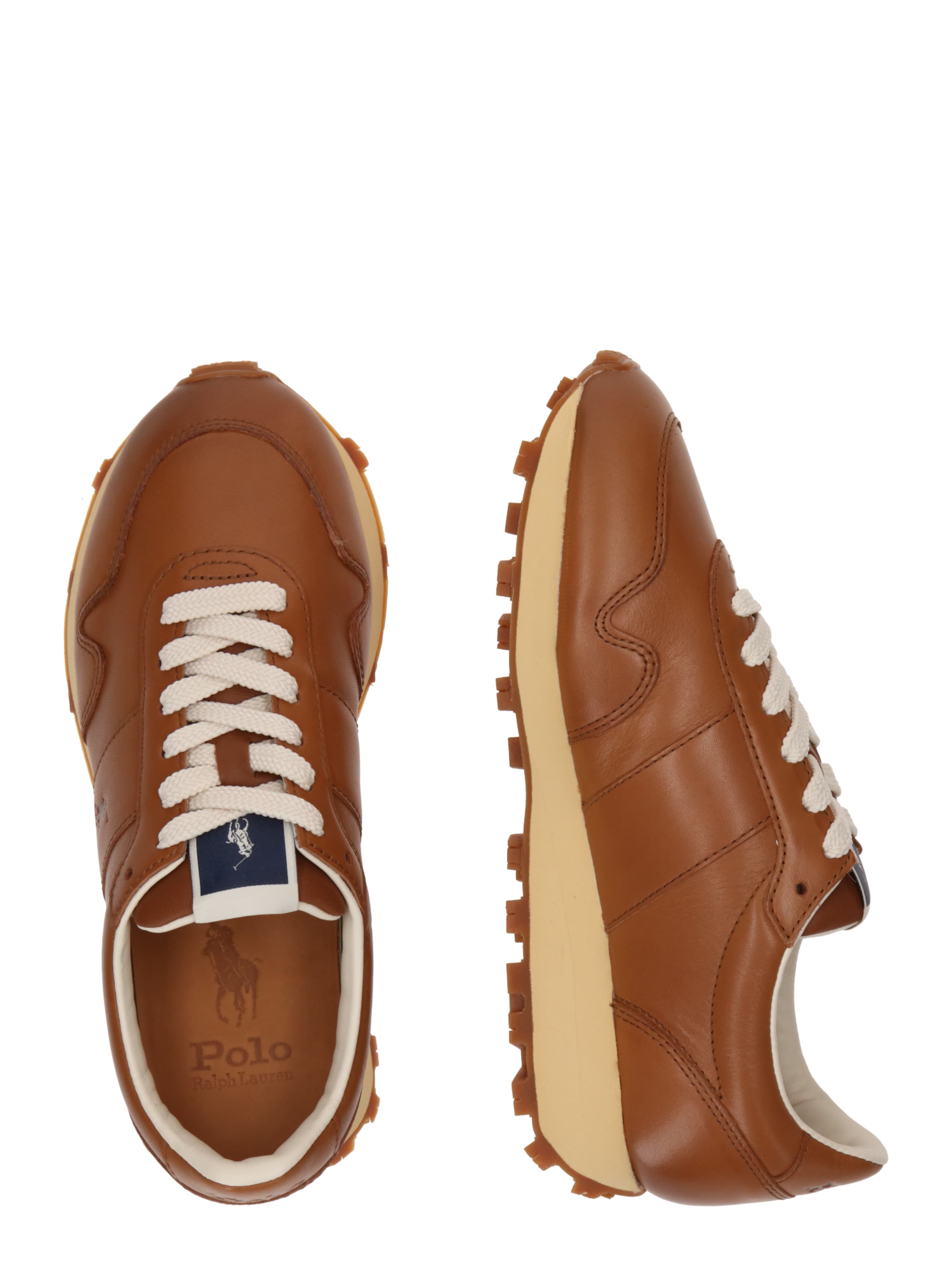 Polo Ralph Lauren Nizke superge | rjava barva