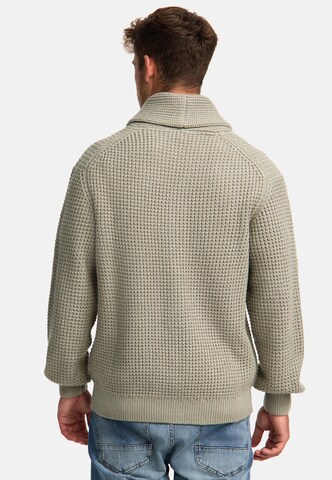 INDICODE JEANS Gebreid vest ' Brandox ' in Grijs