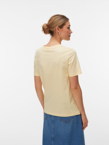 VERO MODA - Camiseta 'VMPAULINA' en amarillo