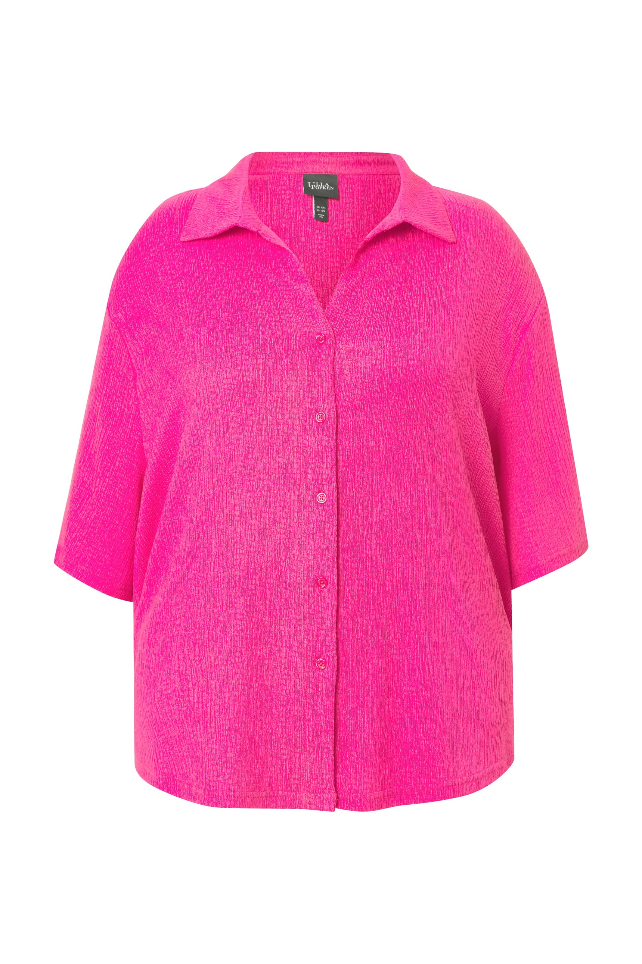 Ulla Popken Blouse in Roze: voorkant