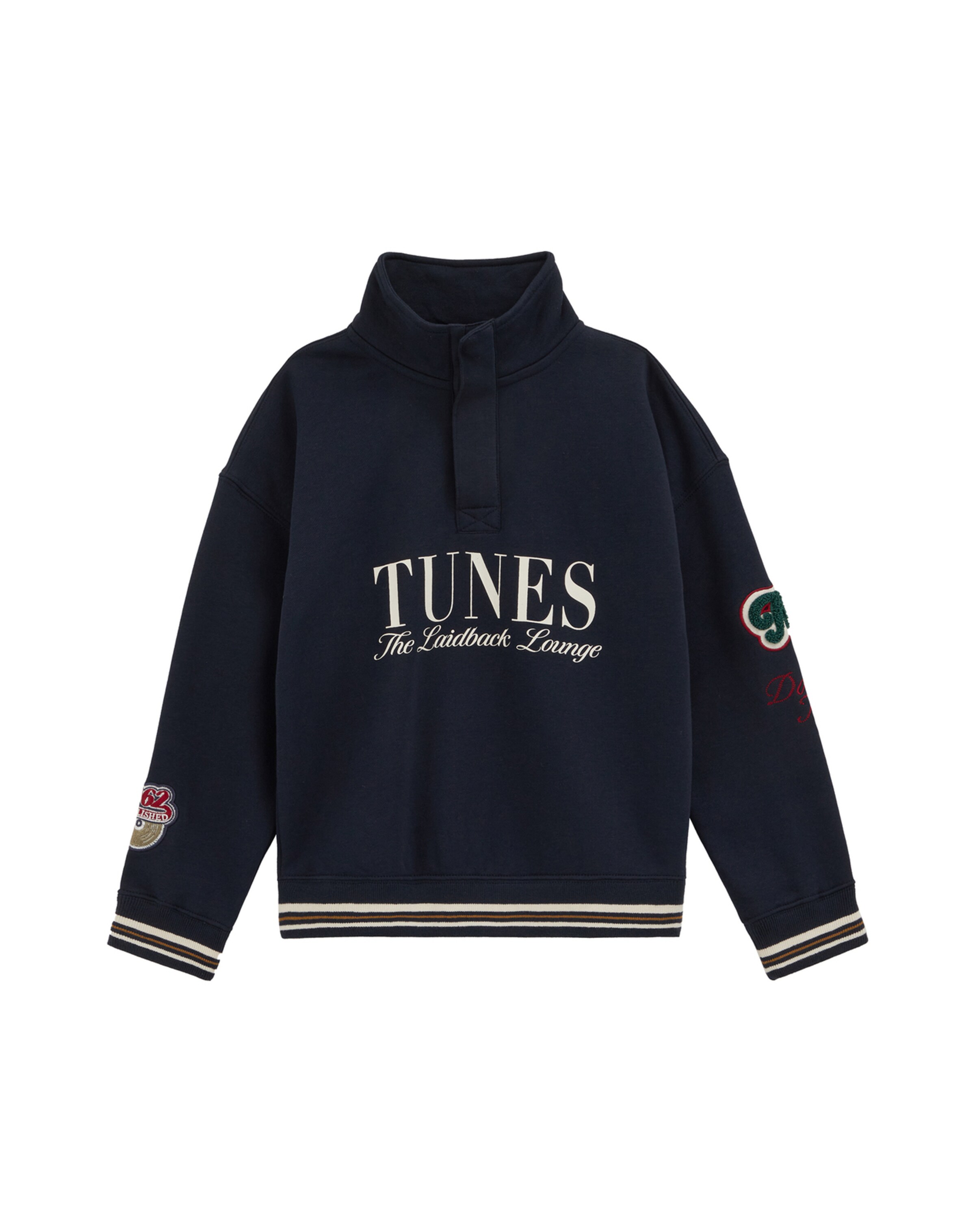 Sweat WE Fashion en bleu : devant
