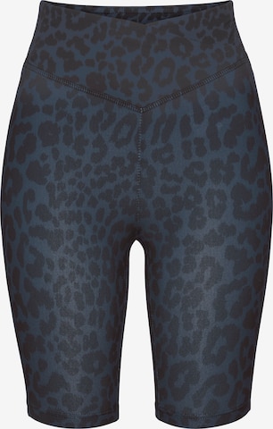 Skinny Pantalon de sport LASCANA ACTIVE en bleu : devant