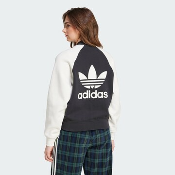 ADIDAS ORIGINALS Bluza rozpinana 'Adicolor Classics' w kolorze czarny: przód