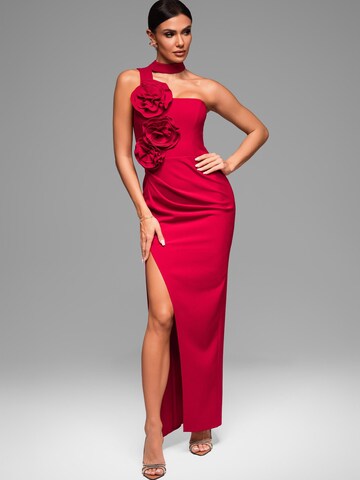 Ombre Evening dress in Red