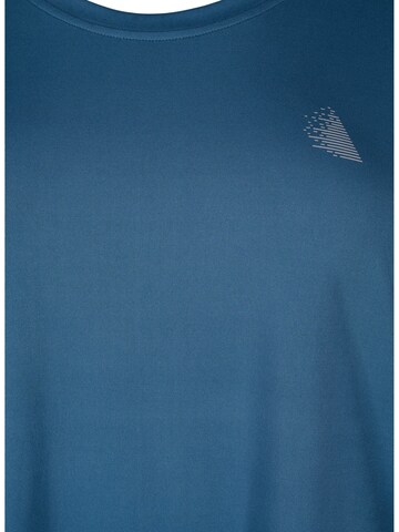 Active by Zizzi Performance shirt 'ABASIC ONE' in Blue