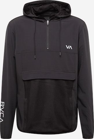 RVCA Спортивная куртка 'X OVER' в Черный: спереди