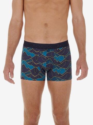 HOM Boxershorts ' Lino' in Blauw: voorkant