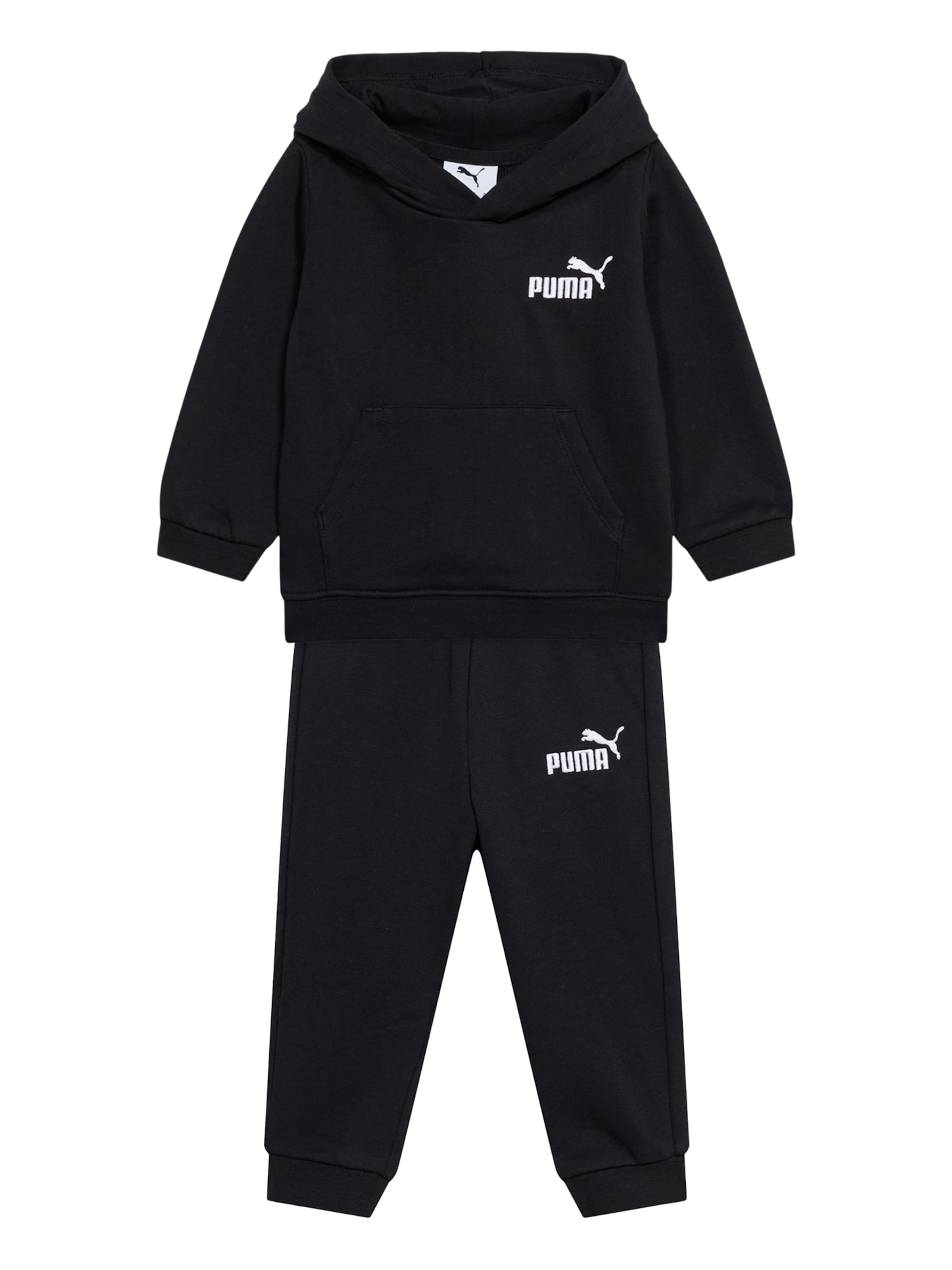 PUMA Φόρμα τρεξίματος 'MINICATS' σε μαύρο: μπροστά