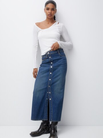 Pull&Bear Rok in Blauw