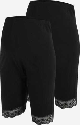 MAMALICIOUS Slim fit Pants in Black: front