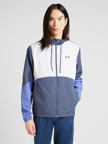UNDER ARMOUR Sportjacke 'Legacy' in Grau: Vorderseite