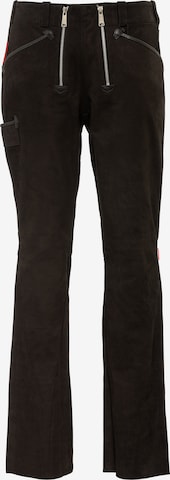 Coupe slim Pantalon 'RT-105' RICANO en noir : devant