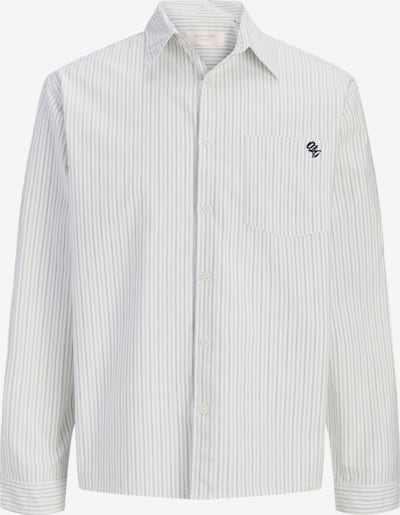 L dydžio Marškiniai 'JORFREDERIKSBERG' iš JACK & JONES, spalva – pastelinė mėlyna / balta, Prekių apžvalga