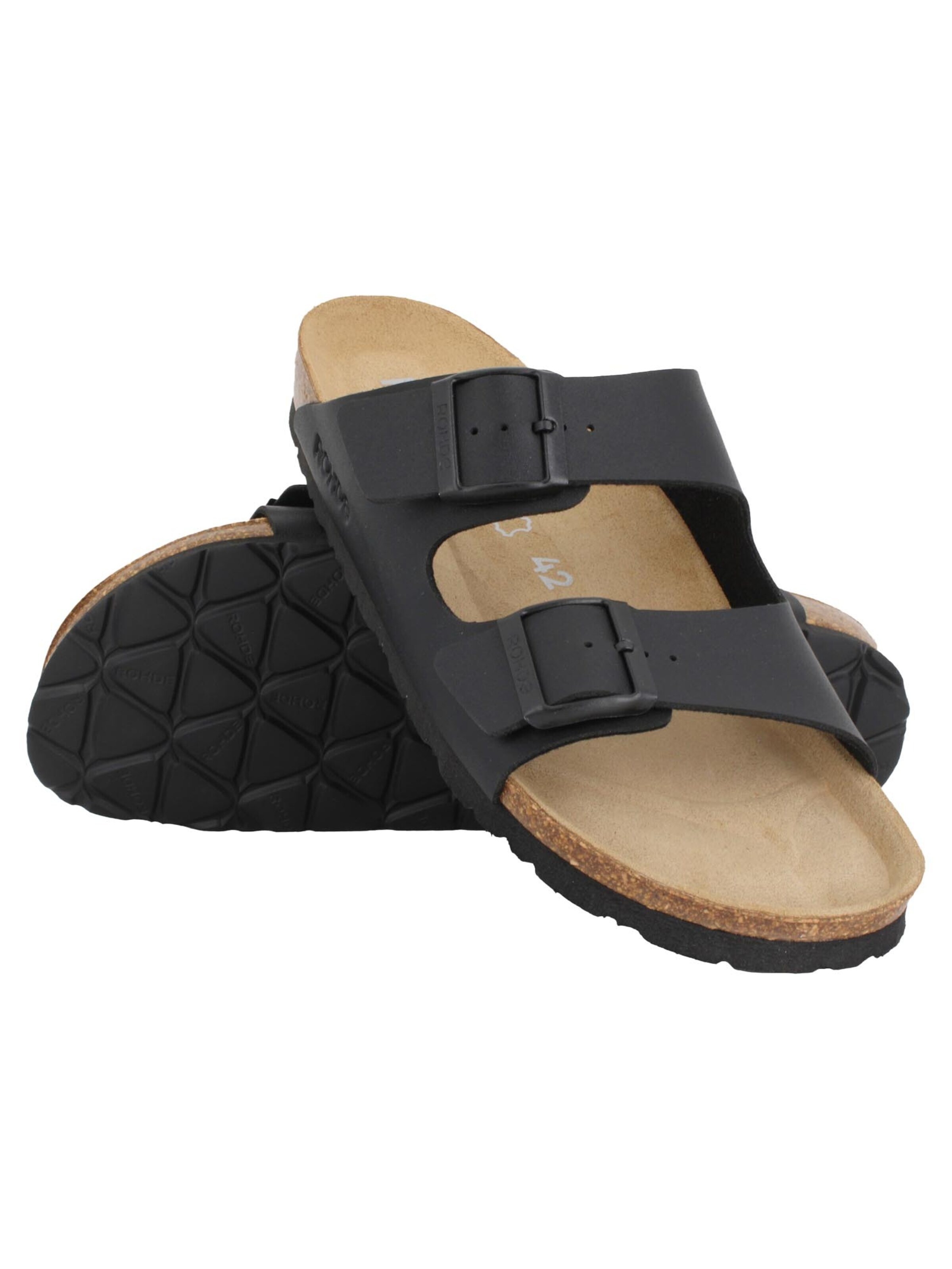 ROHDE Clogs 'Grado' in Zwart