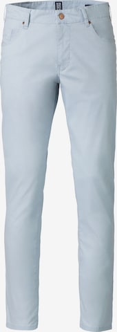 MEYER Slim fit Pants 'M5' in Blue: front