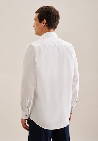 SEIDENSTICKER Regular Fit Hemd 'SMART ESSENTIALS' in Weiß