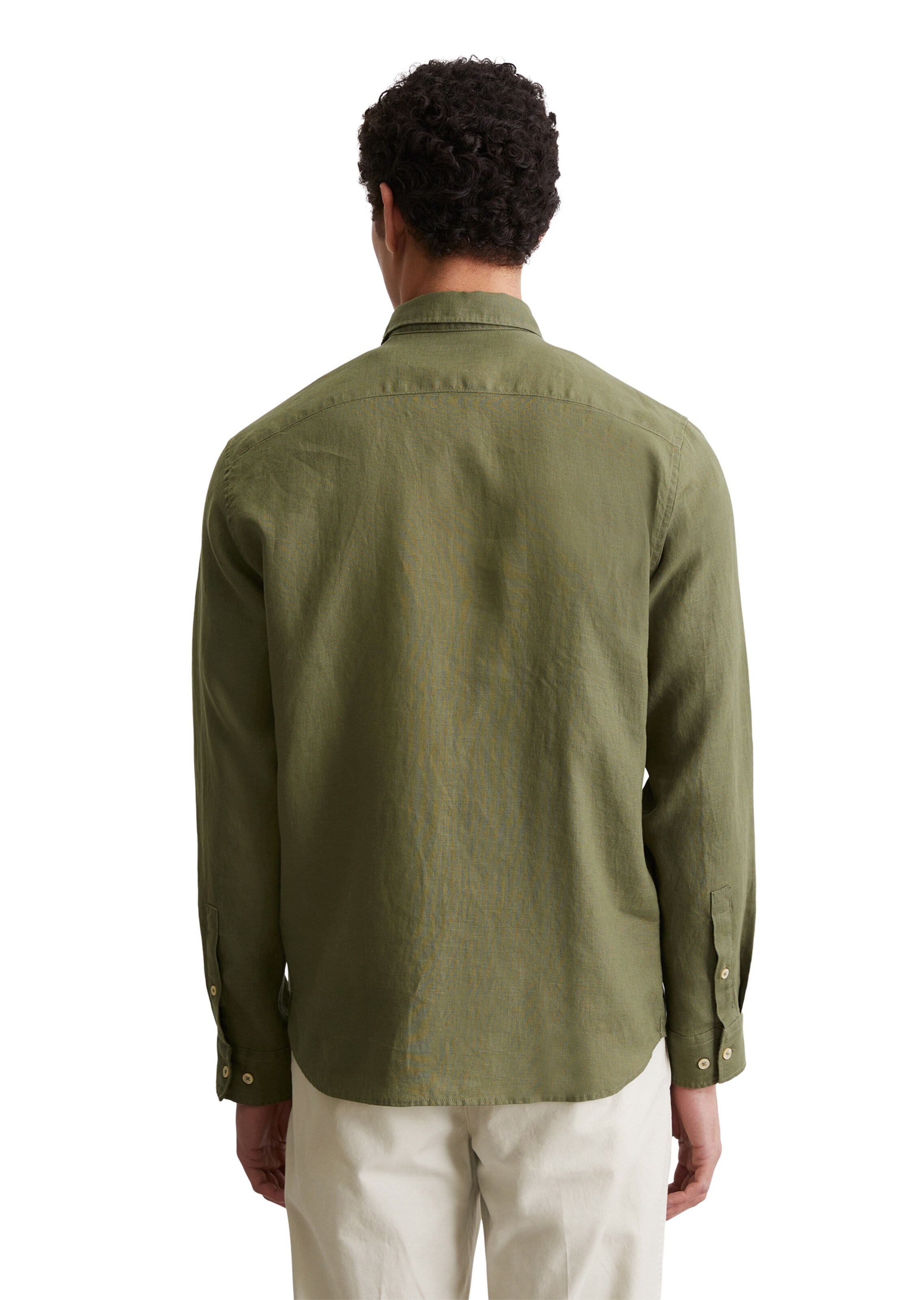 Marc O'Polo Regular fit Overhemd in Groen