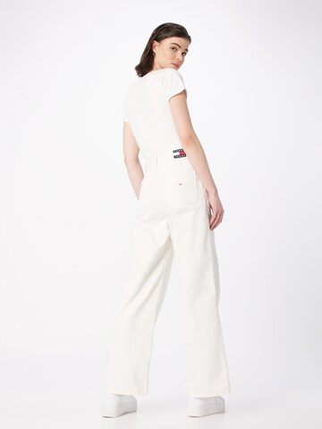 Tommy Jeans Wide leg Τζιν 'CLAIRE' σε λευκό