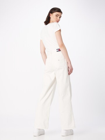 Tommy Jeans Wide leg Jeans 'CLAIRE' in Wit