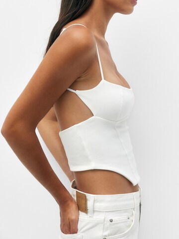 Haut Pull&Bear en blanc