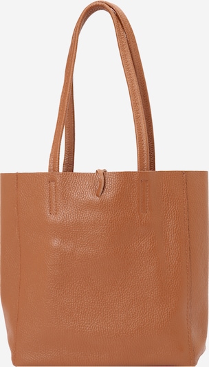 Pirkinių krepšys iš Zwillingsherz, spalva – ruda (konjako), Prekių apžvalga