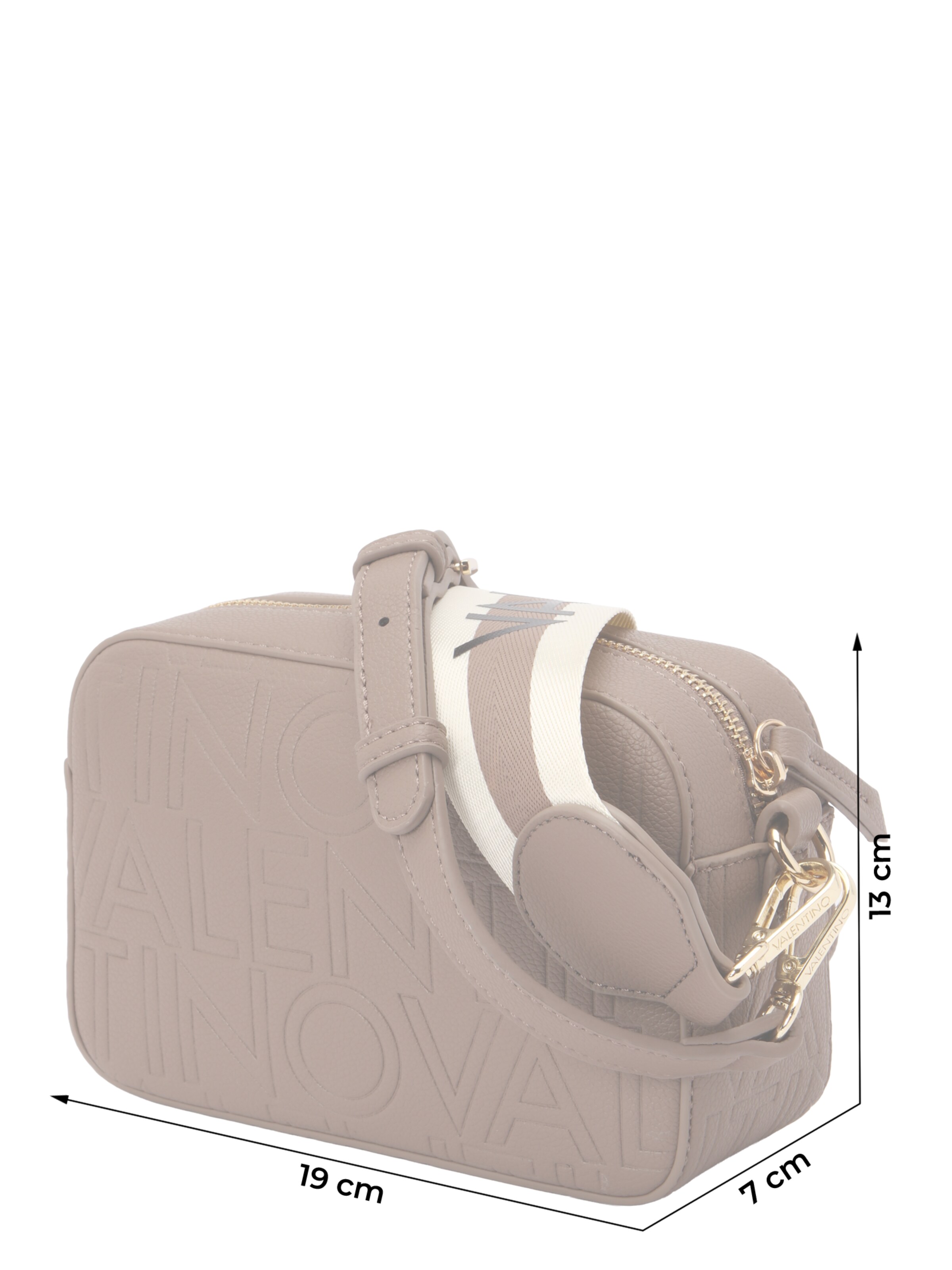 VALENTINO Umhängetasche 'Tascapane' in Grau