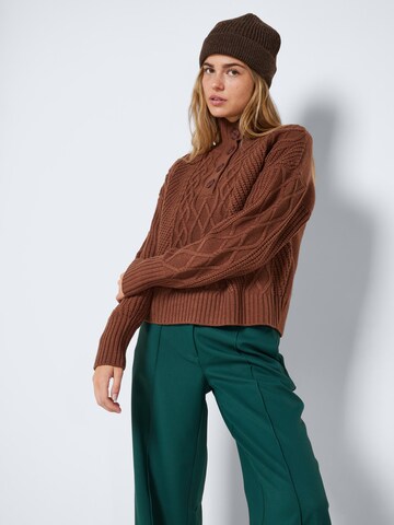 Pull-over Noisy may en marron