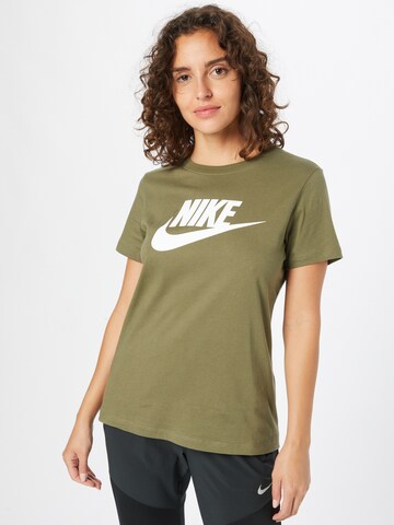 Tricou 'Futura' de la Nike Sportswear pe verde: față