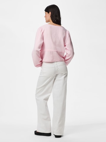 PIECES Bluse 'SASTINA' i pink