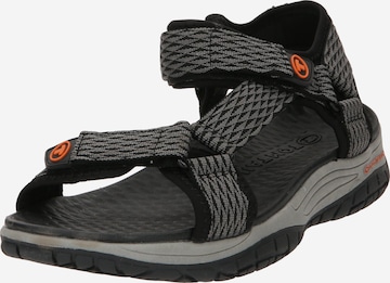 Sandales de randonnée TOM TAILOR en noir : devant