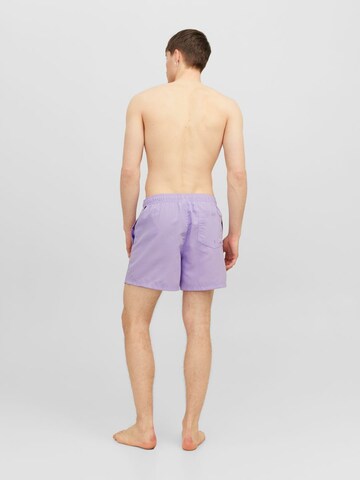 JACK & JONES Board Shorts 'Fiji' in Purple