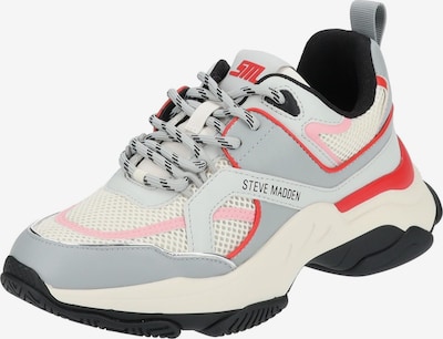 Sneaker bassa STEVE MADDEN di colore crema / grigio / rosso, Visualizzazione prodotti