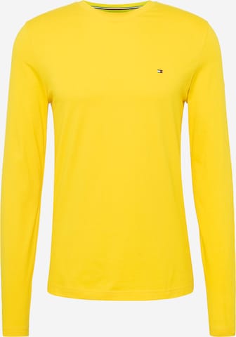 T-Shirt TOMMY HILFIGER en jaune : devant