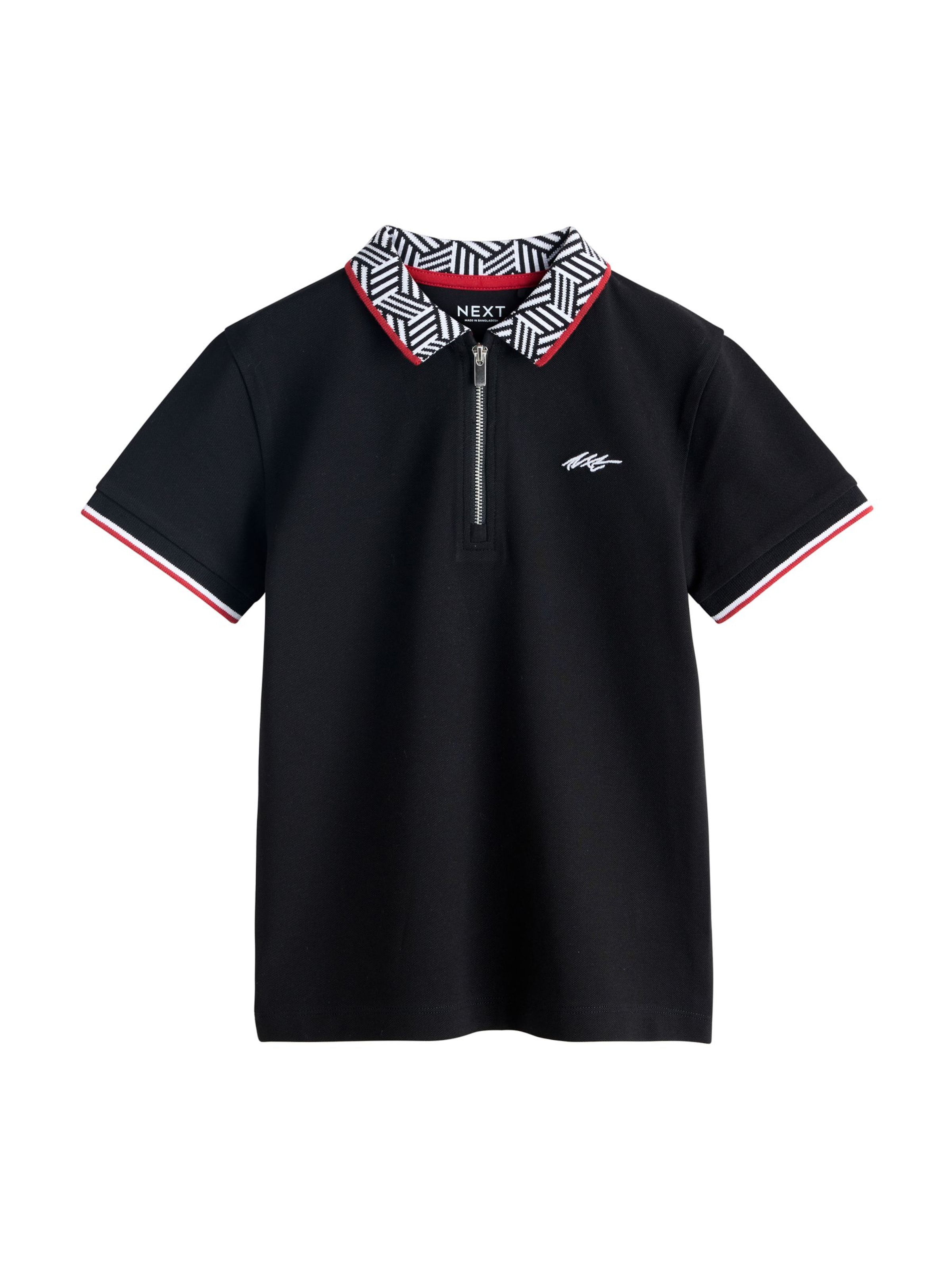 Next Shirt in Zwart: voorkant