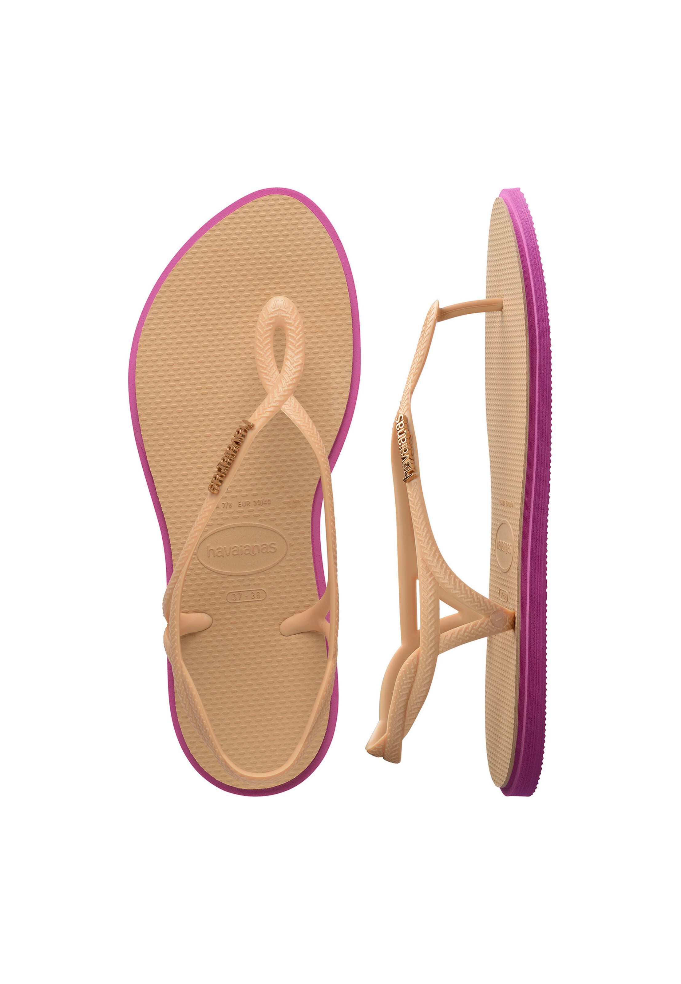 HAVAIANAS Ujjelválasztó-pántos szandál 'Luna Point' - arany