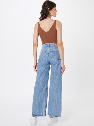 WEEKDAY Wide leg Jeans 'Ray' in Blauw
