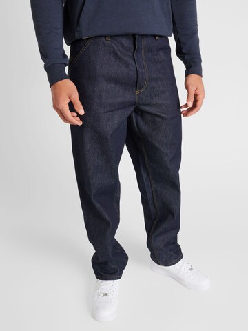 Carhartt WIPLoosefit Traperice - plava boja: prednji dio
