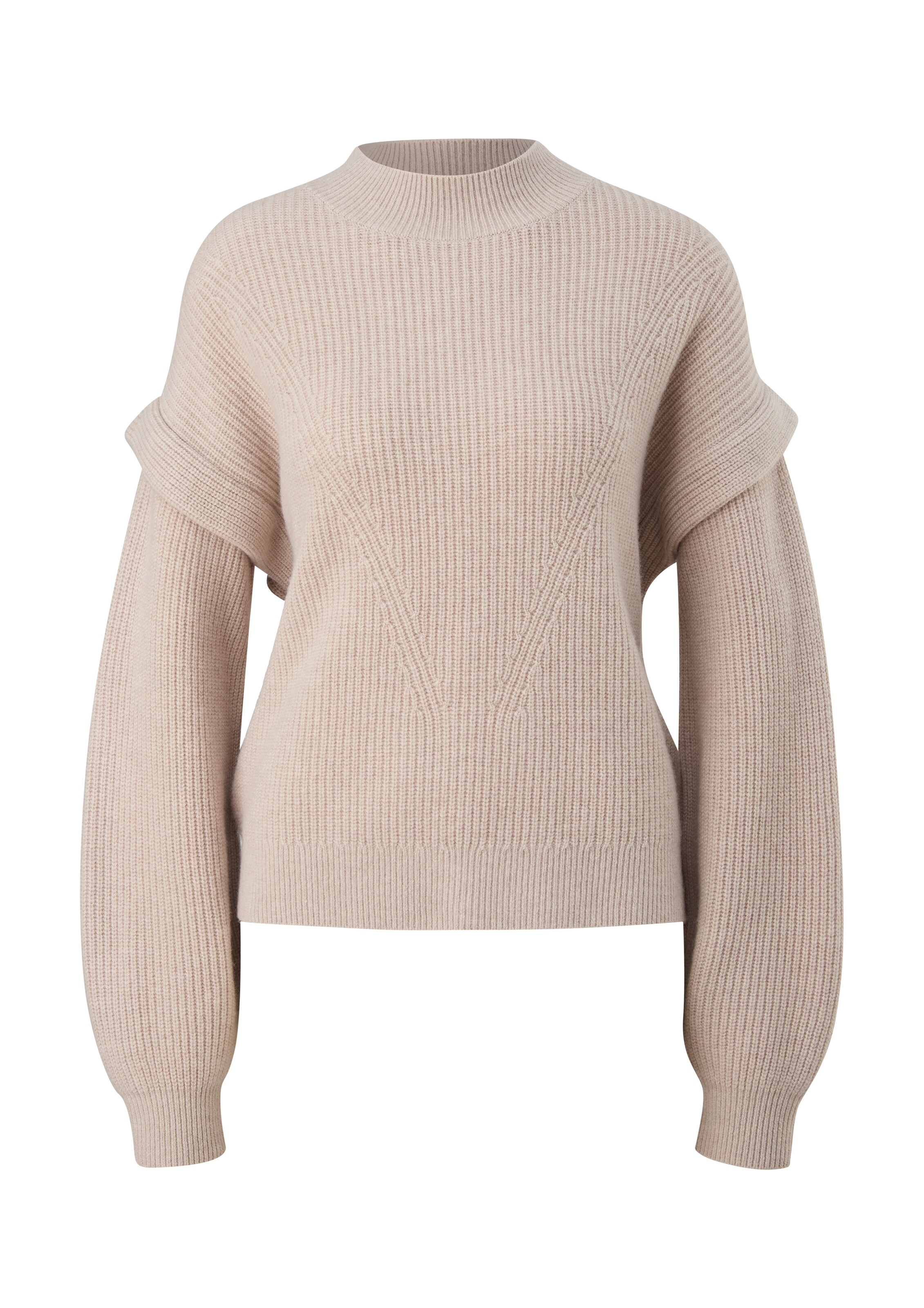 comma casual identity Sweater in Beige: front
