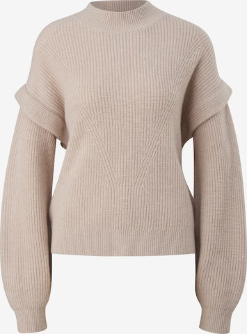 comma casual identity Pullover in Beige: predná strana