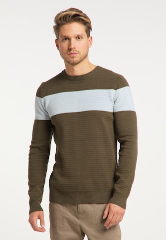 Pull-over MO en marron : devant