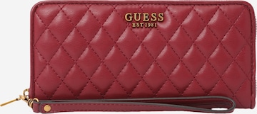 GUESS Wallet in Red: front