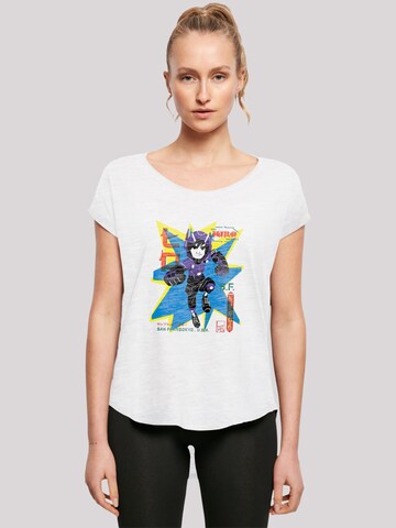 F4NT4STIC Shirt 'Big Hero 6 Hiro Manga' in White: front
