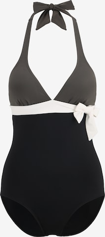 Costume intero modellante di s.Oliver in verde: frontale