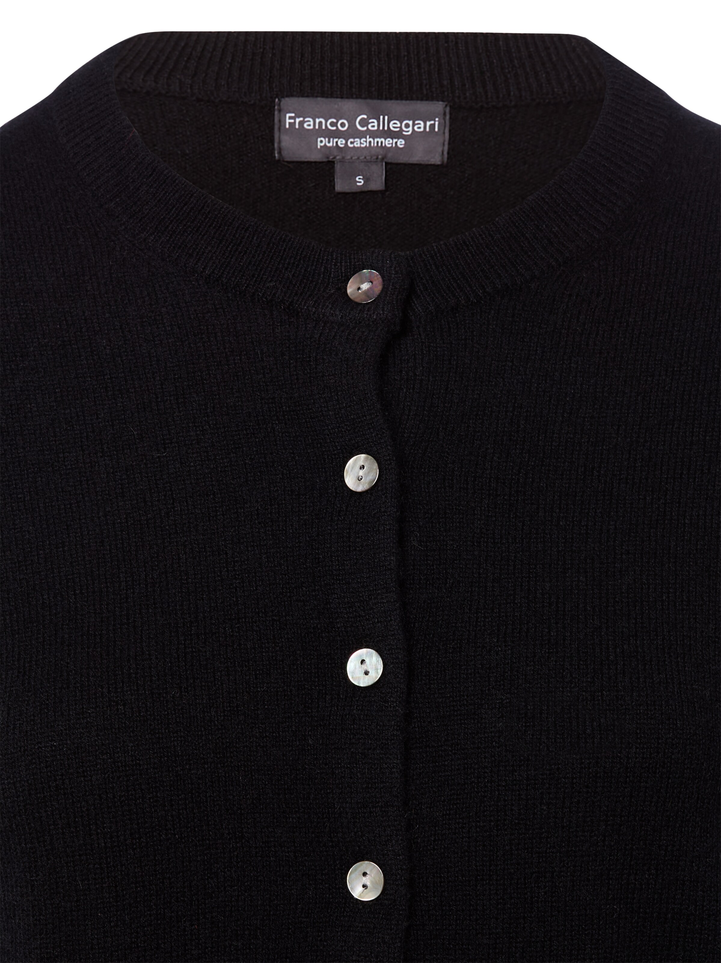 Franco Callegari Strickjacke in Schwarz