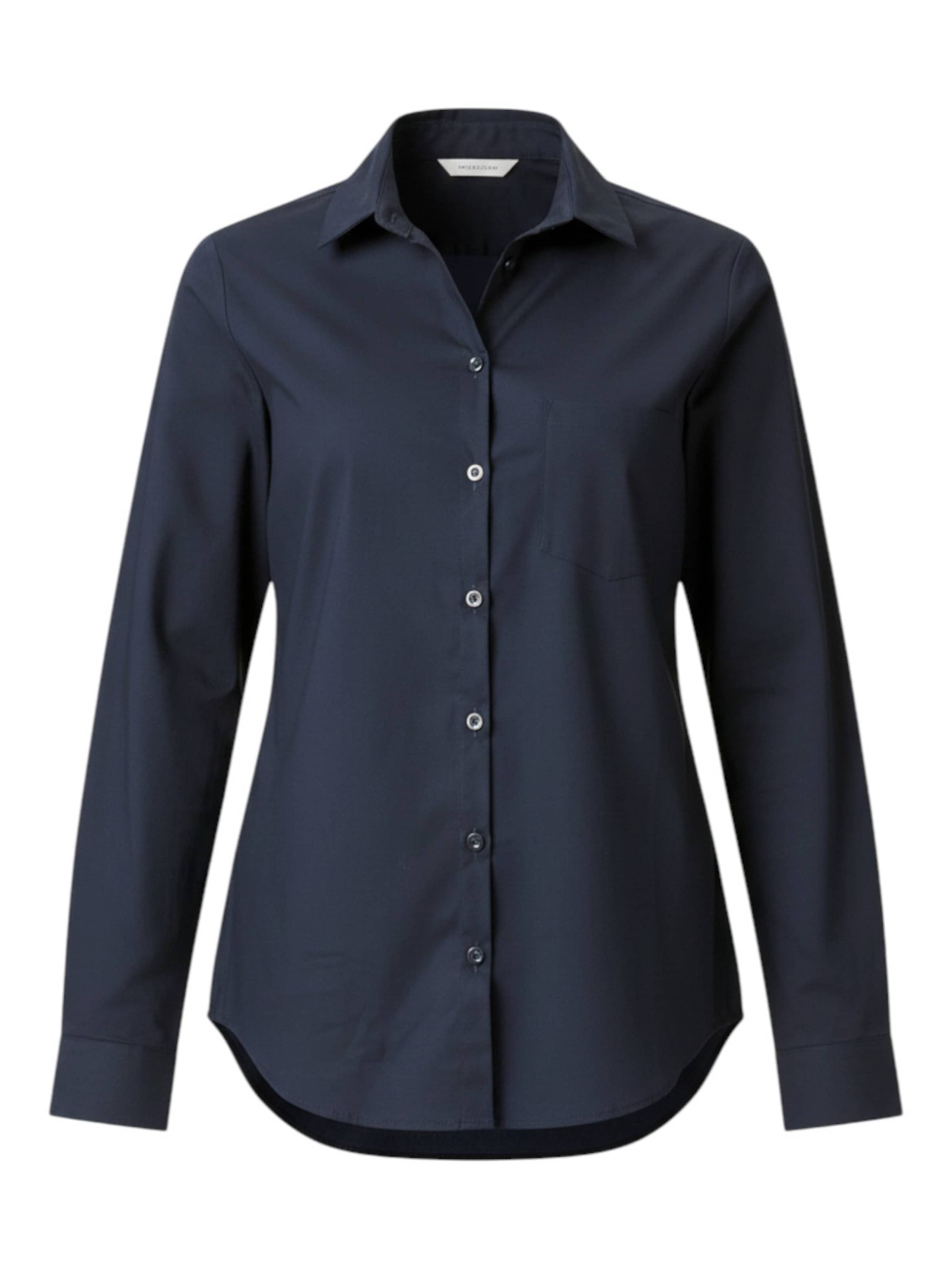 TEESHOPPEN Blouse 'Ida' in Blue: front